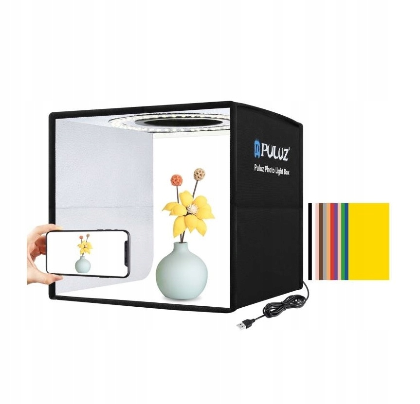 Stan Nestíněný Fotografický 25 cm Puluz pro Led produktové fotografie 5500K