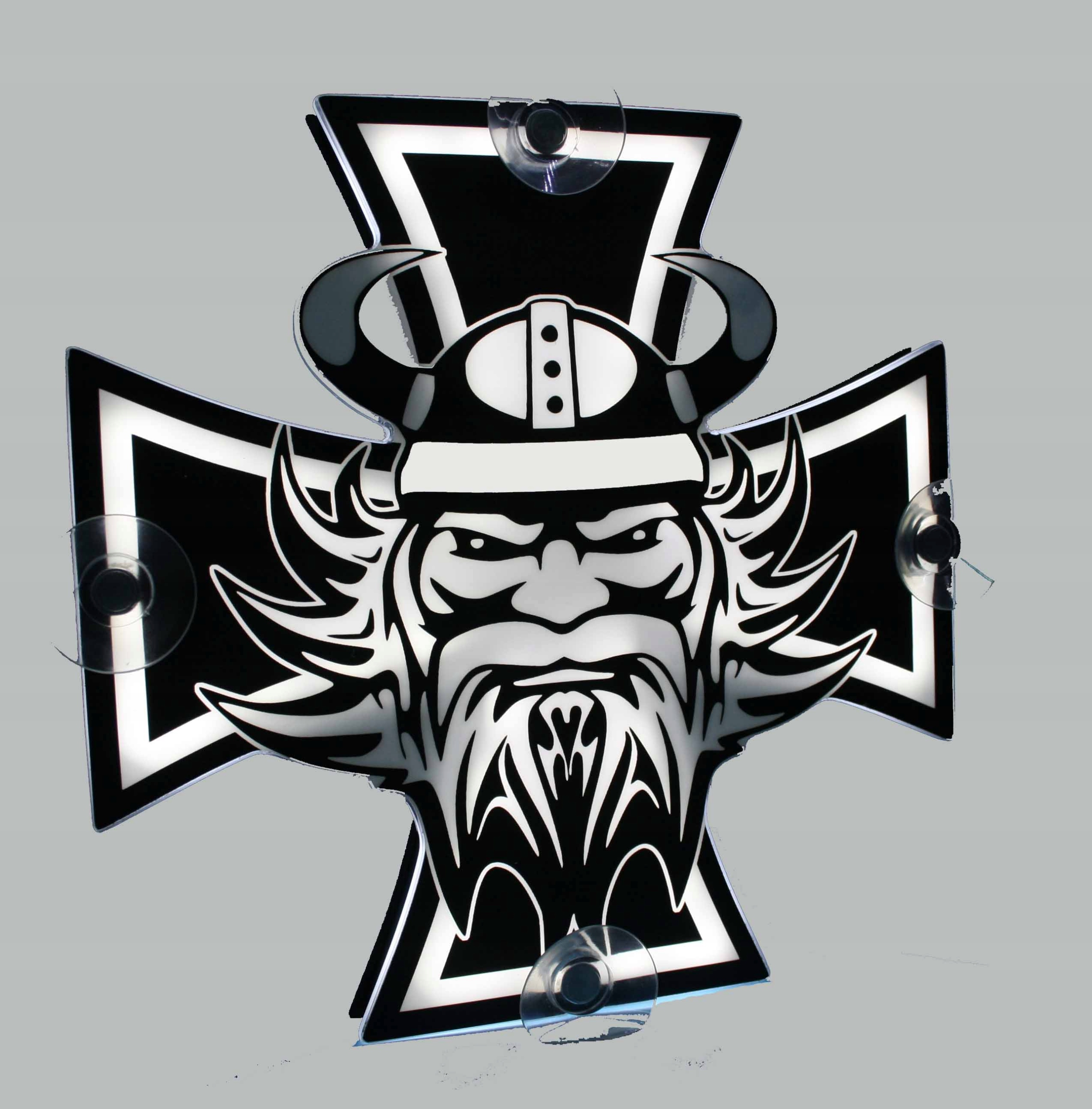 Знак с подсветкой крест 434_WIKING логотип МДП