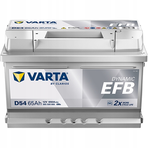 Varta 65Ah 650A D54 Efb Akumulator Ford Focus Mondeo Niski TDCi Start Stop