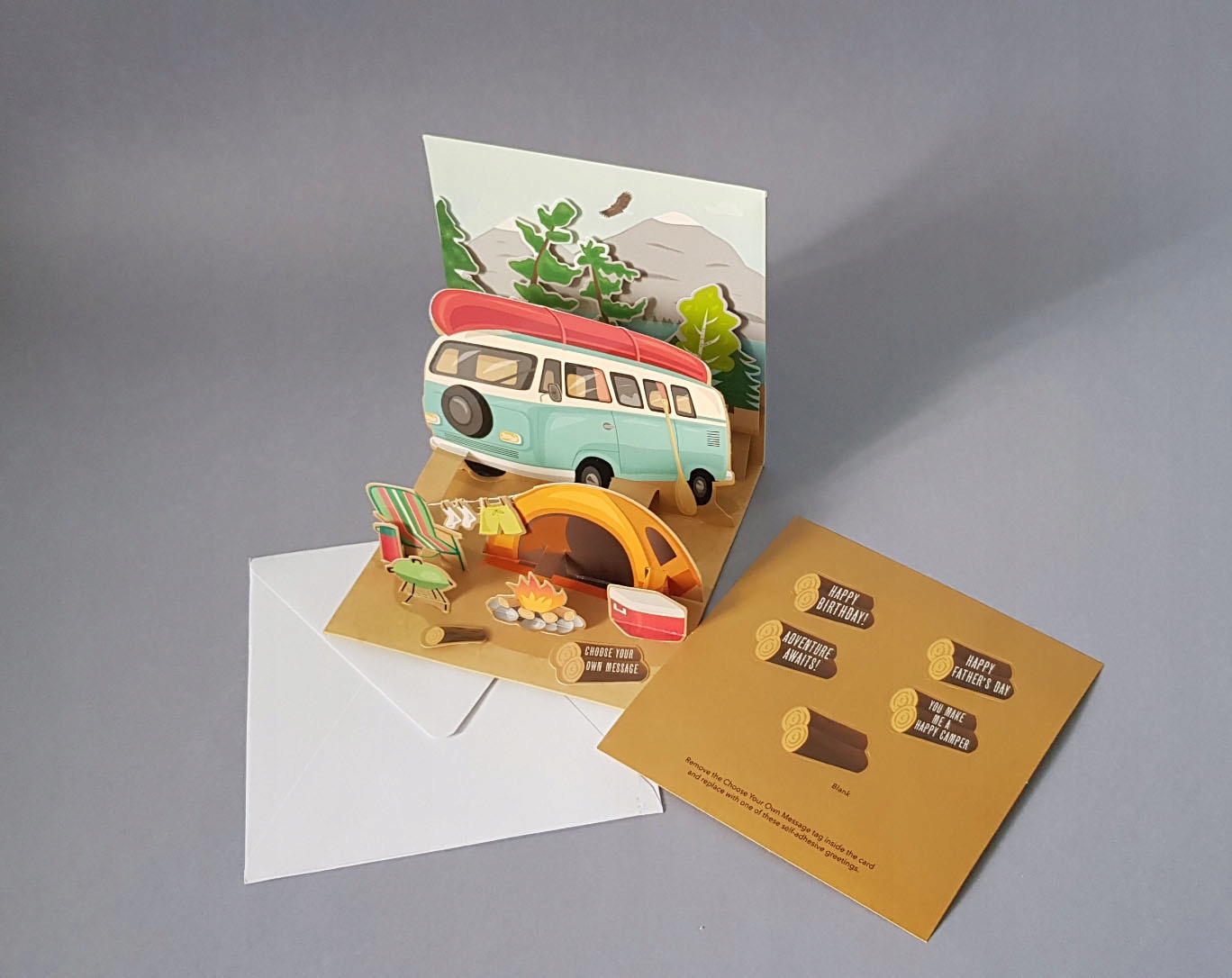 URLOP CAMPER EMERYTURA WAKACJE super kartka 3D Kod producenta 1264