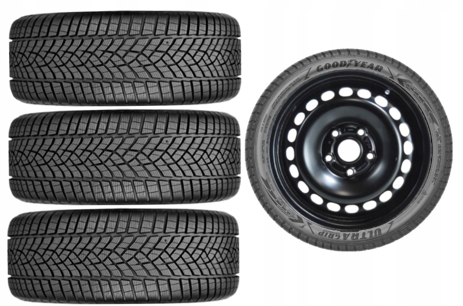 НОВЫЕ КОЛЕСА ЗИМНИЕ SEAT ИБИЦА SKODA FABIA RAPID VW POLO 2155r16 GOODYEAR
