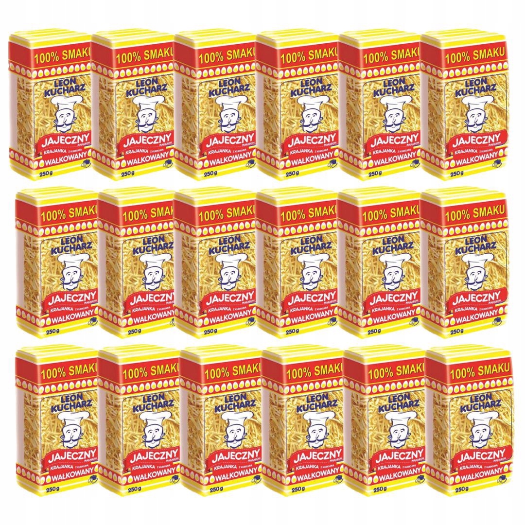 Levně Ekomak Leon Těstoviny v kostkách 250g x 18 kusů