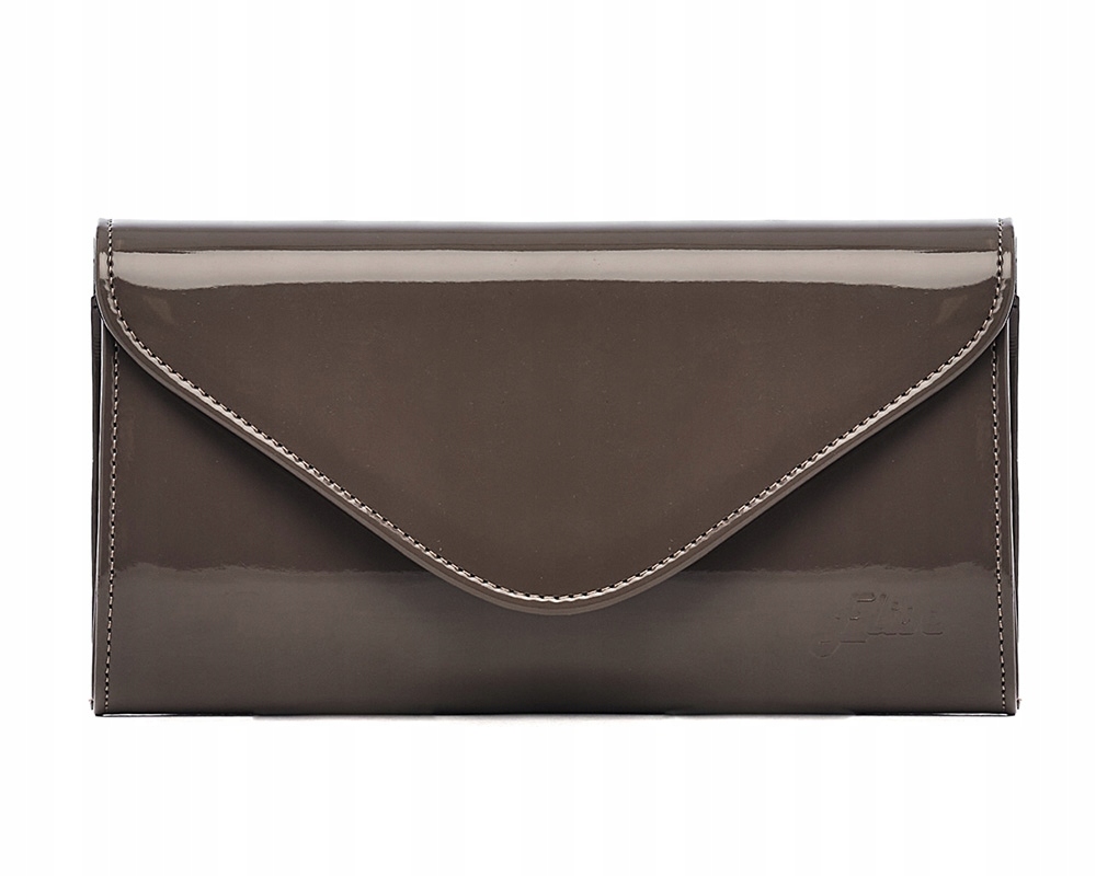 BRĄZOWA KOPERTÓWKA TOREBKA DAMSKA SOLOME S5 LAKIER Stan opakowania oryginalne