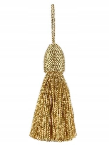 Chvost ozdobný 85mm/10 Ks medový PE-46 KY-05