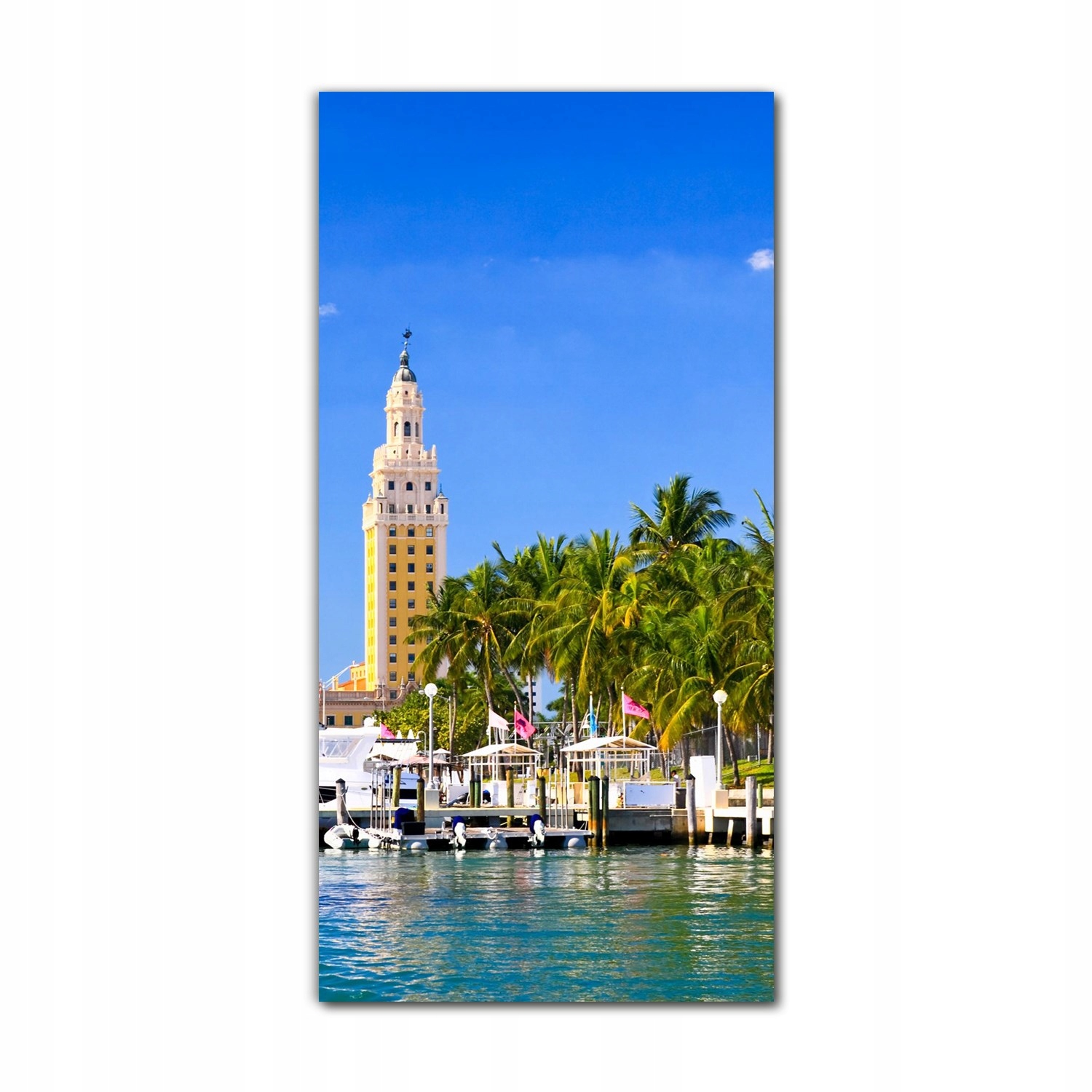 

Foto-obraz na szkle do kuchni 70x140 Wieża Miami