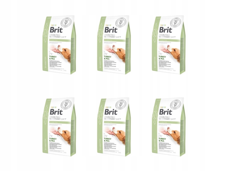 Karma dla psa Brit Grain Free Veterinary Diets Dog Diabetes 6 x2 kg