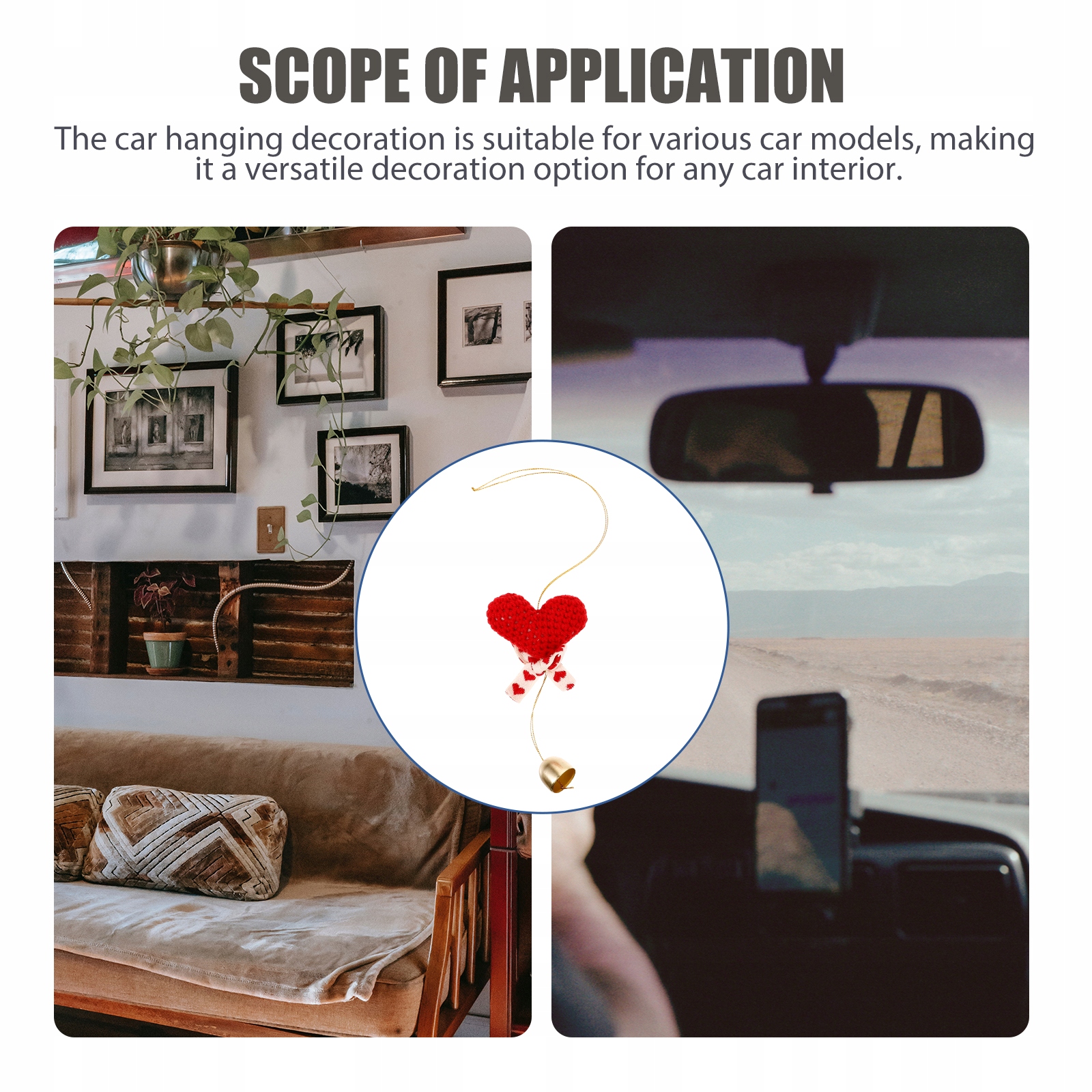 ZAWIESZKA SAMOCHODU WISZĄCE LUSTERKO WNĘTRZA SAMOCHODU Producent części Inny