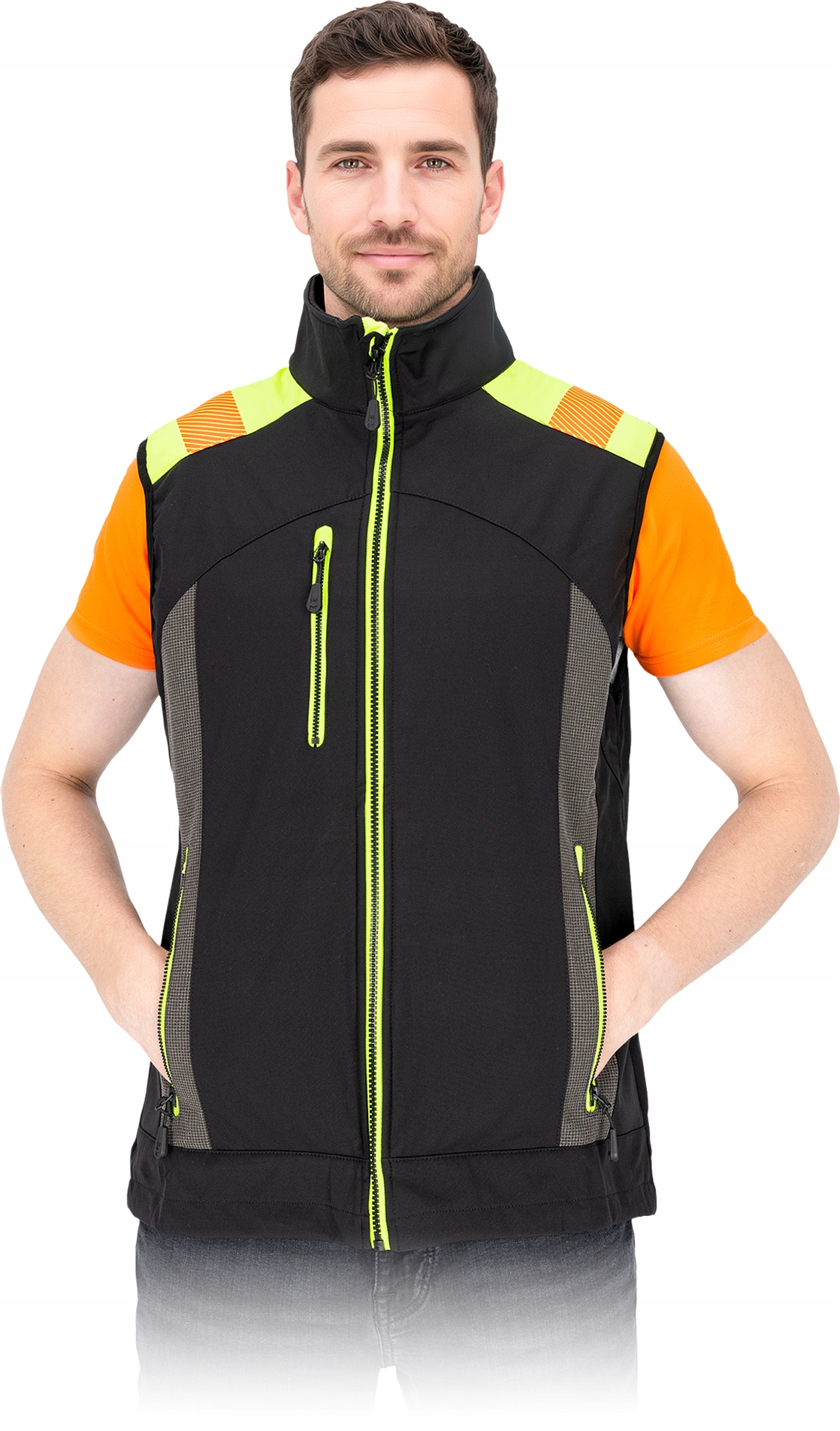 Ochranná softshellová zateplená vesta Lh Shero-v By vel. 2XL
