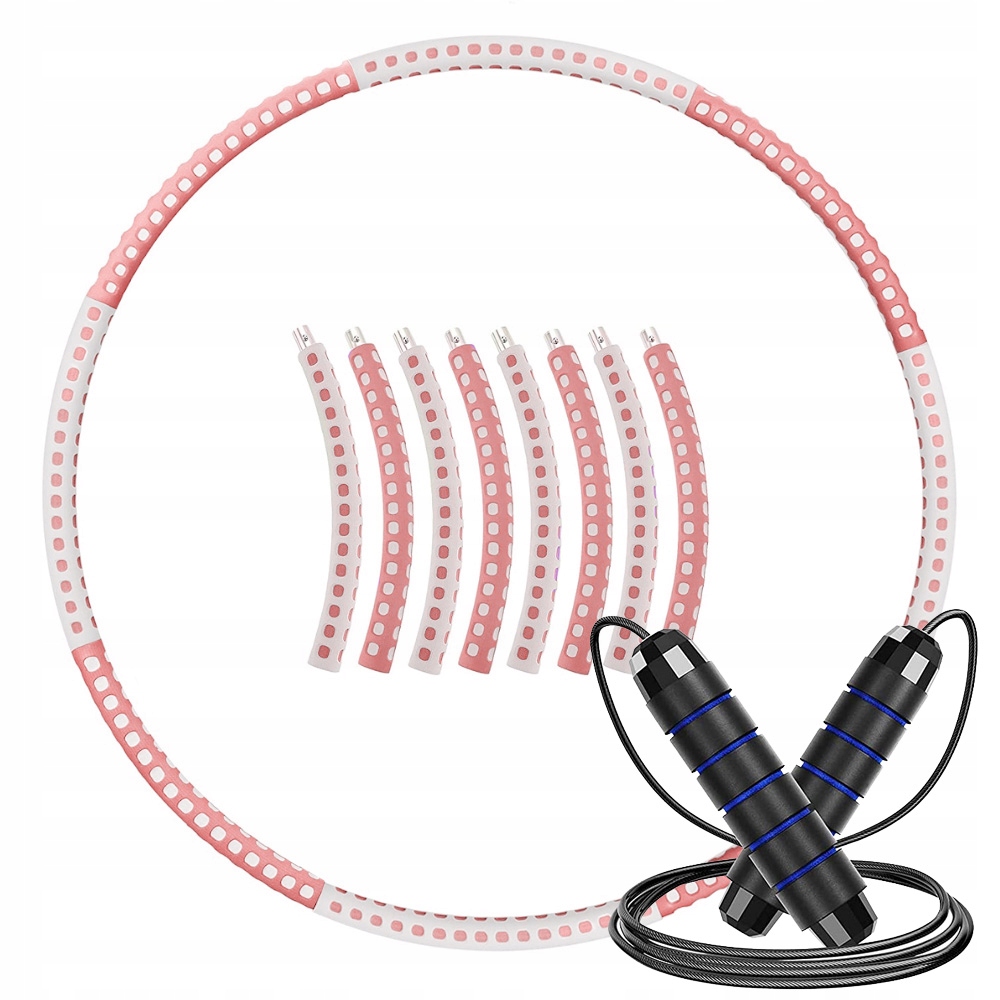 

Koło Hula Hop Hoop Z Masażem 1.1kg + Skakanka