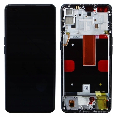 Originální Rámeček Oppo Reno 4 5G LCD Displej Digitizer Černý