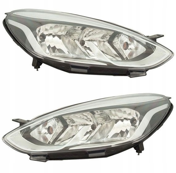 Ford Fiesta 17 – Přední Světlomety, Komplet