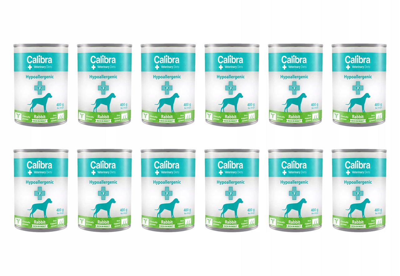 Calibra Veterinary Diet Dog Hypoallergenic Králík & Hmyz 12 x 400g