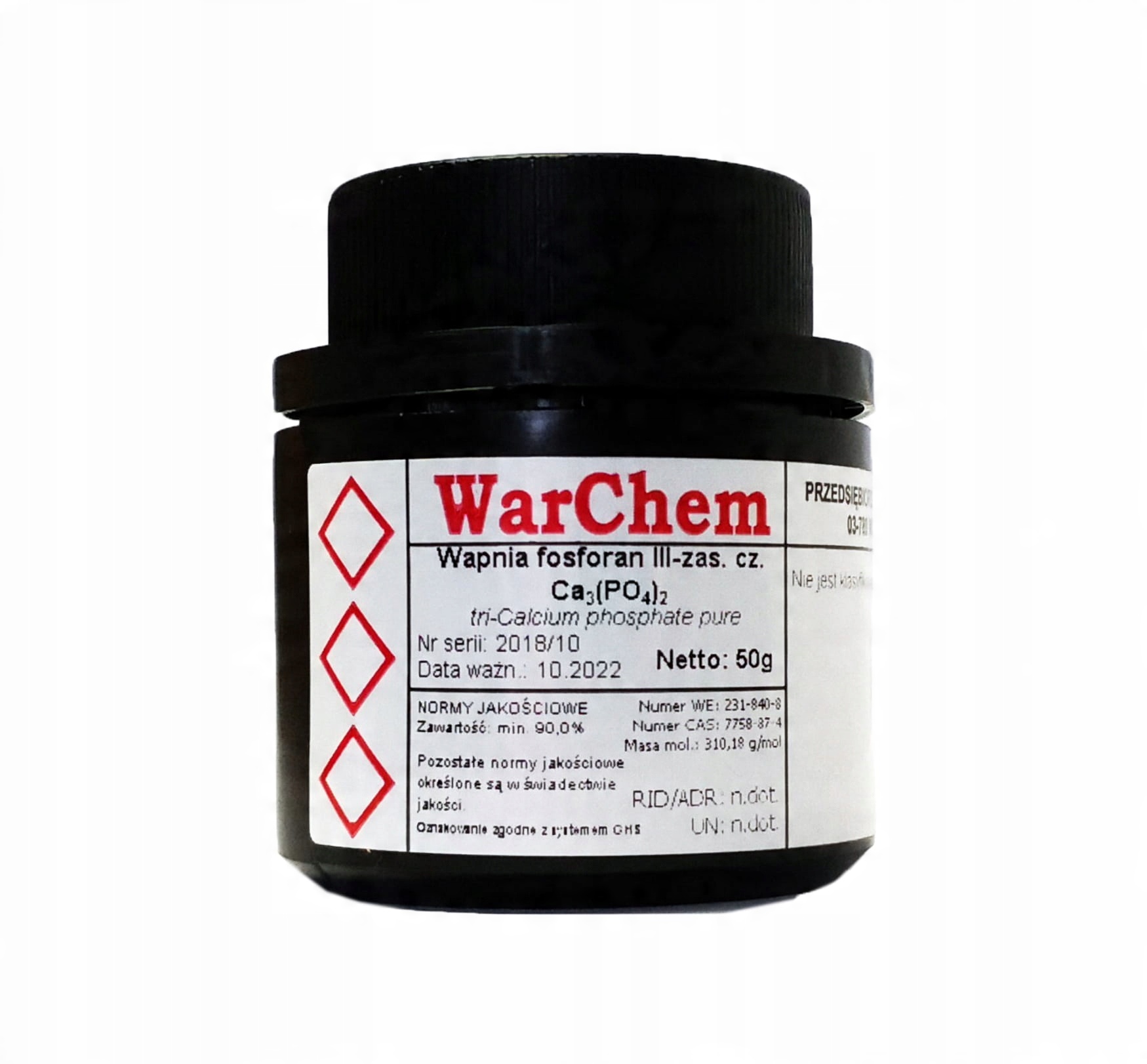 

Fosforan tri- Wapnia bezwodny czysty 50g