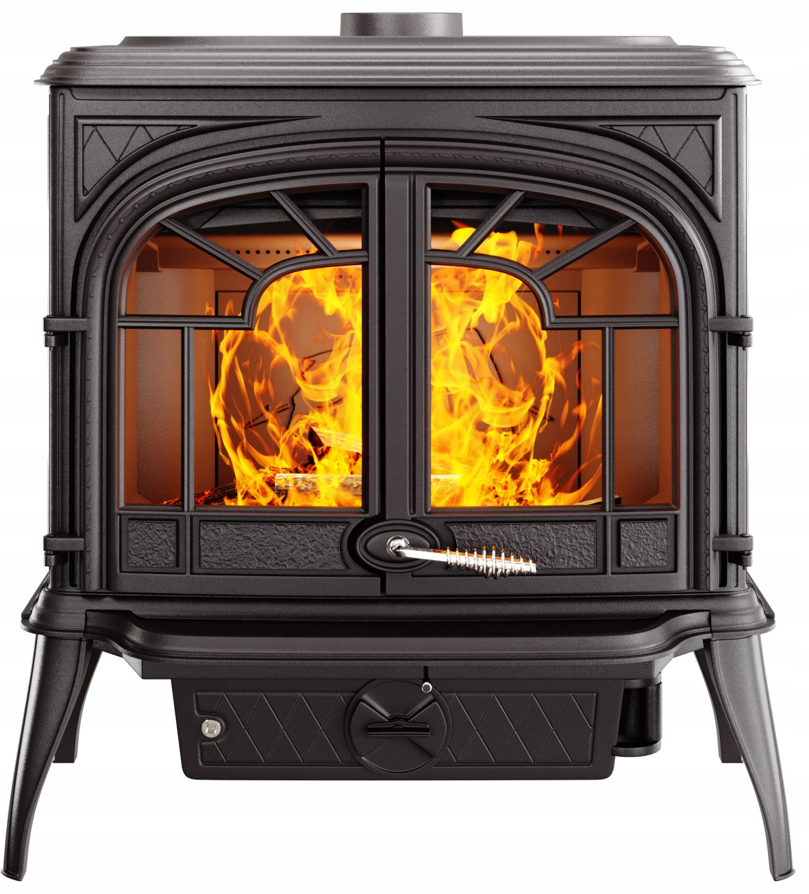 Litinová koza volně stojící kamna litinová kamna 13,9 kW krb Sparta pro domácnost