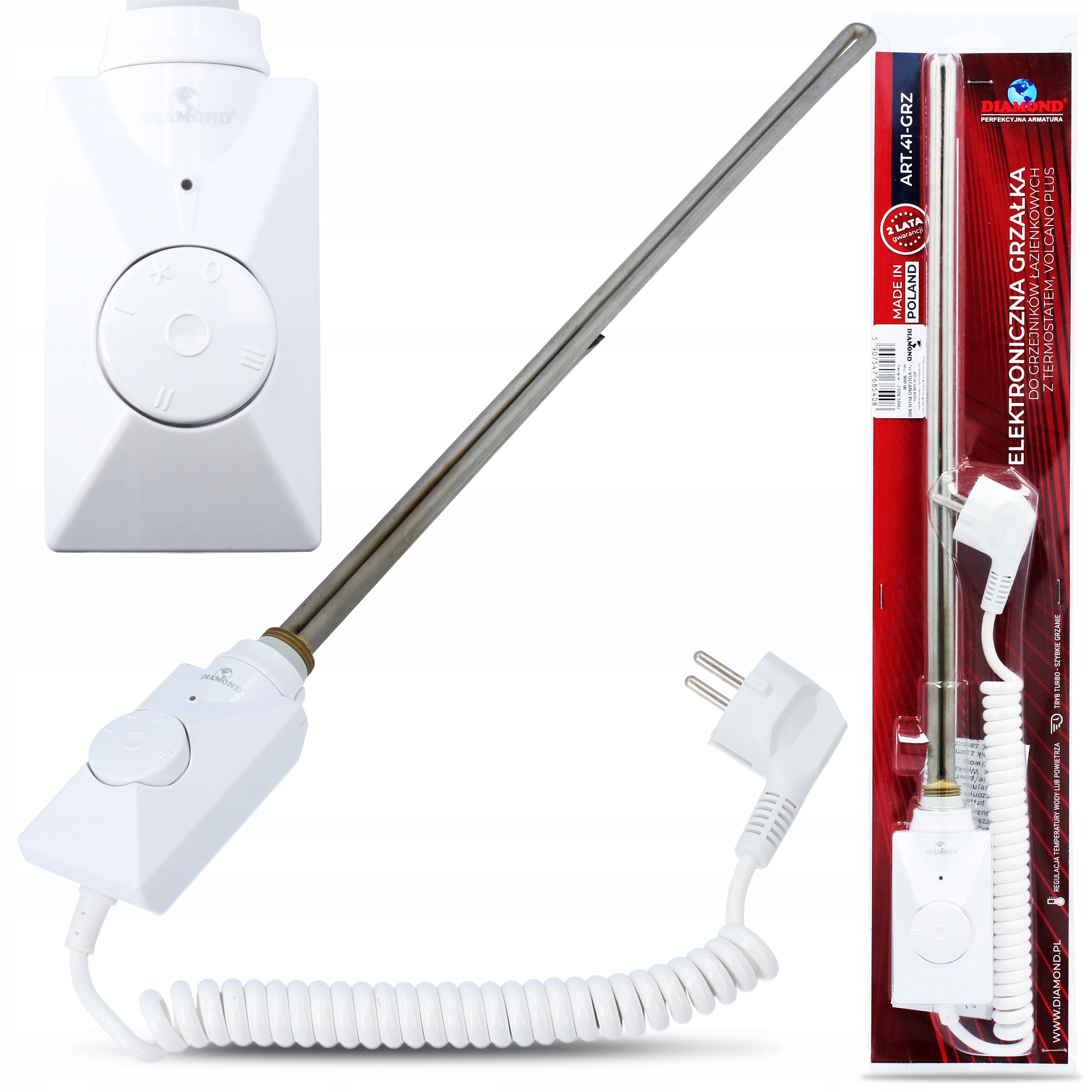 Elektrická Ohrievačka Kúpeľňového Ohrievača 900 W Regulácia teploty Wo Vq