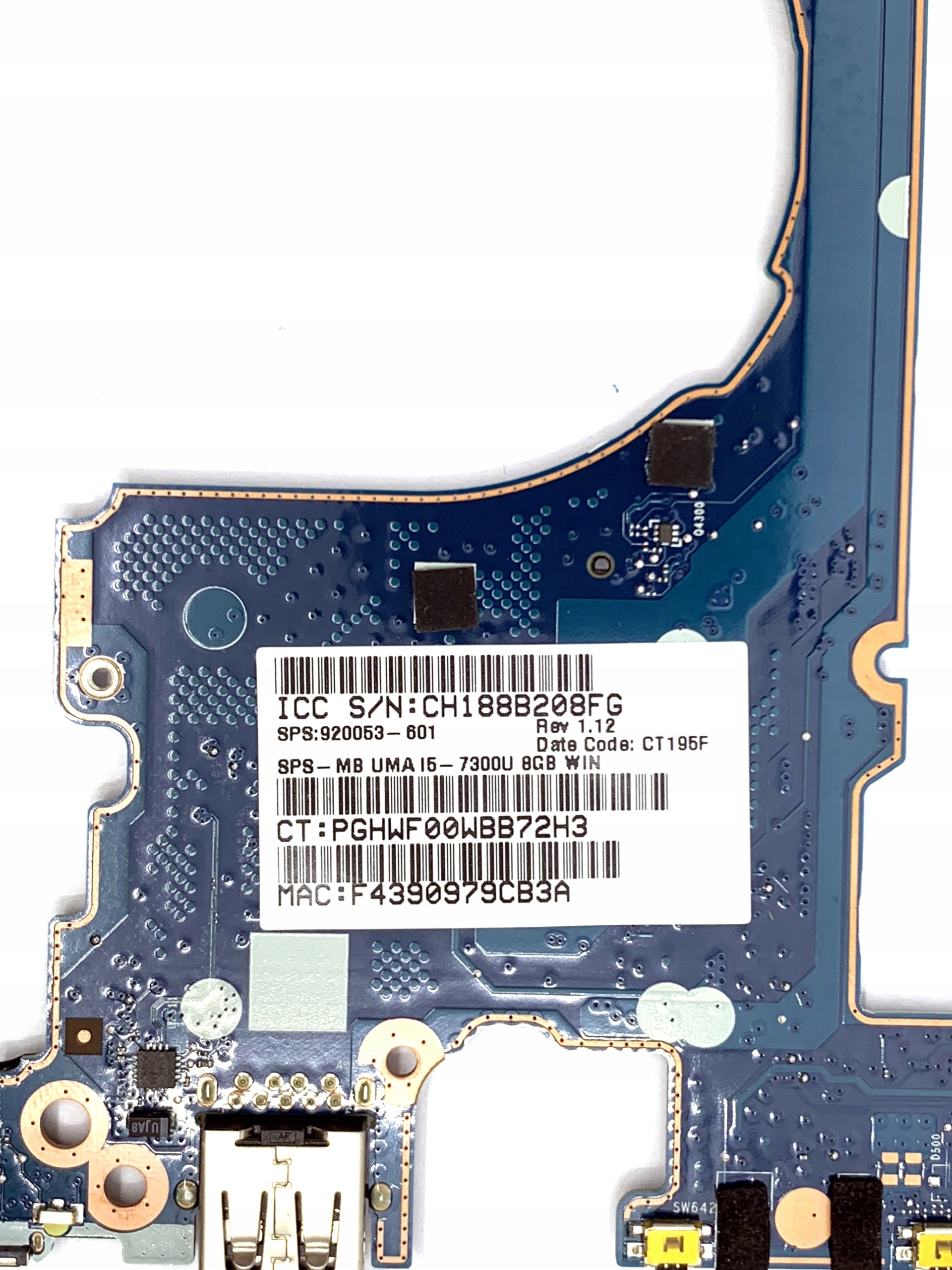 HP EliteBook X360 1030 G2 материнская плата I5-7300 8GB Packaging Status original
