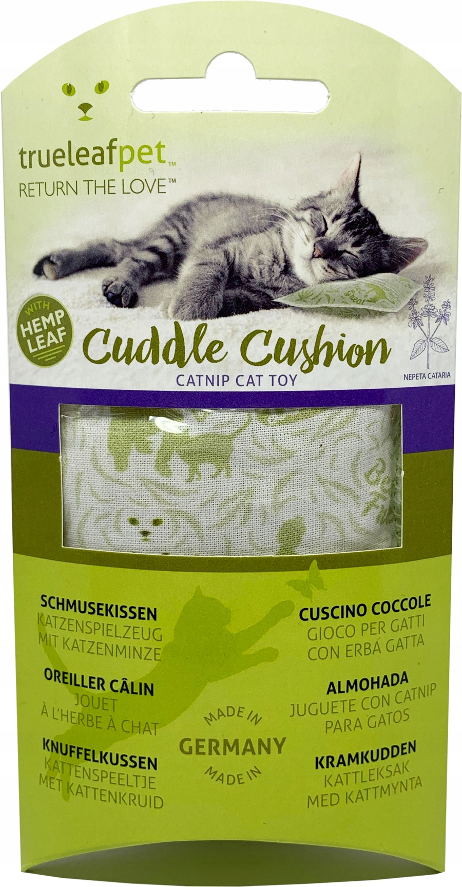 

True Hemp Cuddle Cushion konopie i kocimiętka