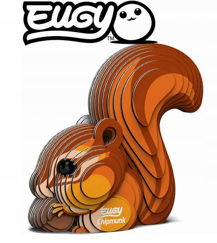 Układanka Wiewiórka Puzzle3D Przestrzenna Eko Eugy Marka Eugy
