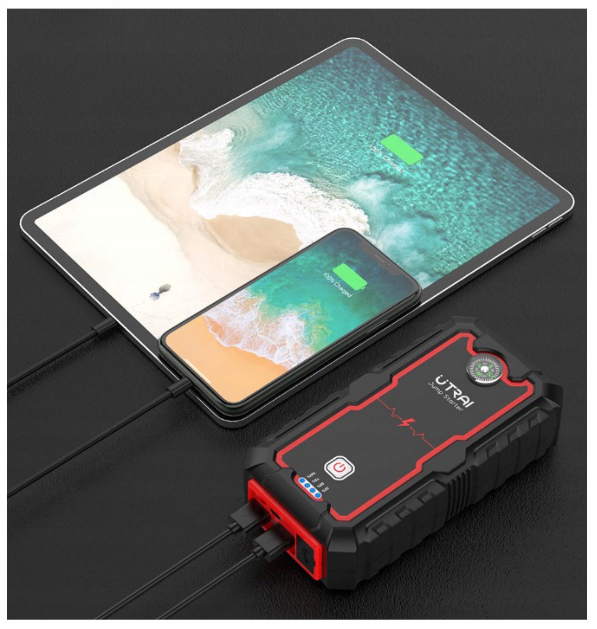 POWERBANK DO SAMOCHODU STARTER BOOSTER ROZRUCH 12V Model UTRAI Jstar One