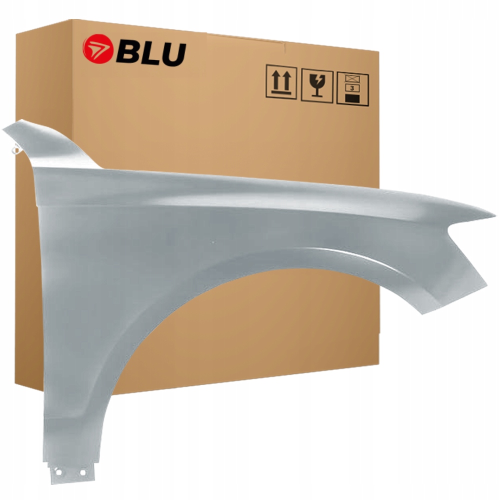 Blu Blatník Audi Q5 8R LY7G pravý stříbrný 08-16 přední pozink QuarzGrau