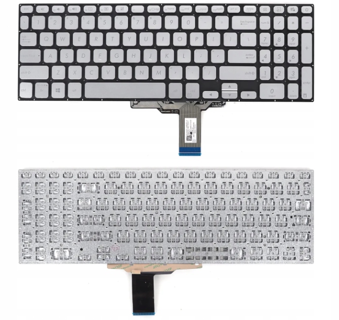 Klawiatura do Asus Vivobook X712 srebrna