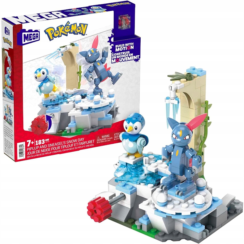 

Pokemon Śnieżny Dzień Piplupa I Sneasela 7+