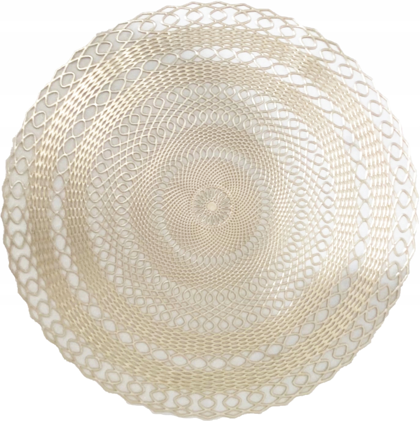 PODKŁADKA MATA NA STÓŁ POD TALERZE ZŁOTA