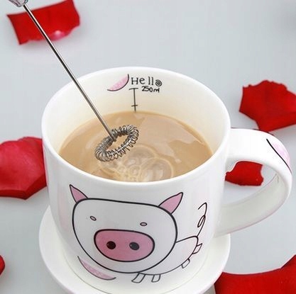 SPIENIACZ DO MLEKA KAWY MINI MIKSER TRZEPACZKA UBIJACZKA PIANY Marka Esperanza