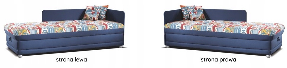 LIBRO Tapczan Łóżko IGA 1LBL Formuła 1 JAKOŚĆ ! Szerokość mebla 87 cm