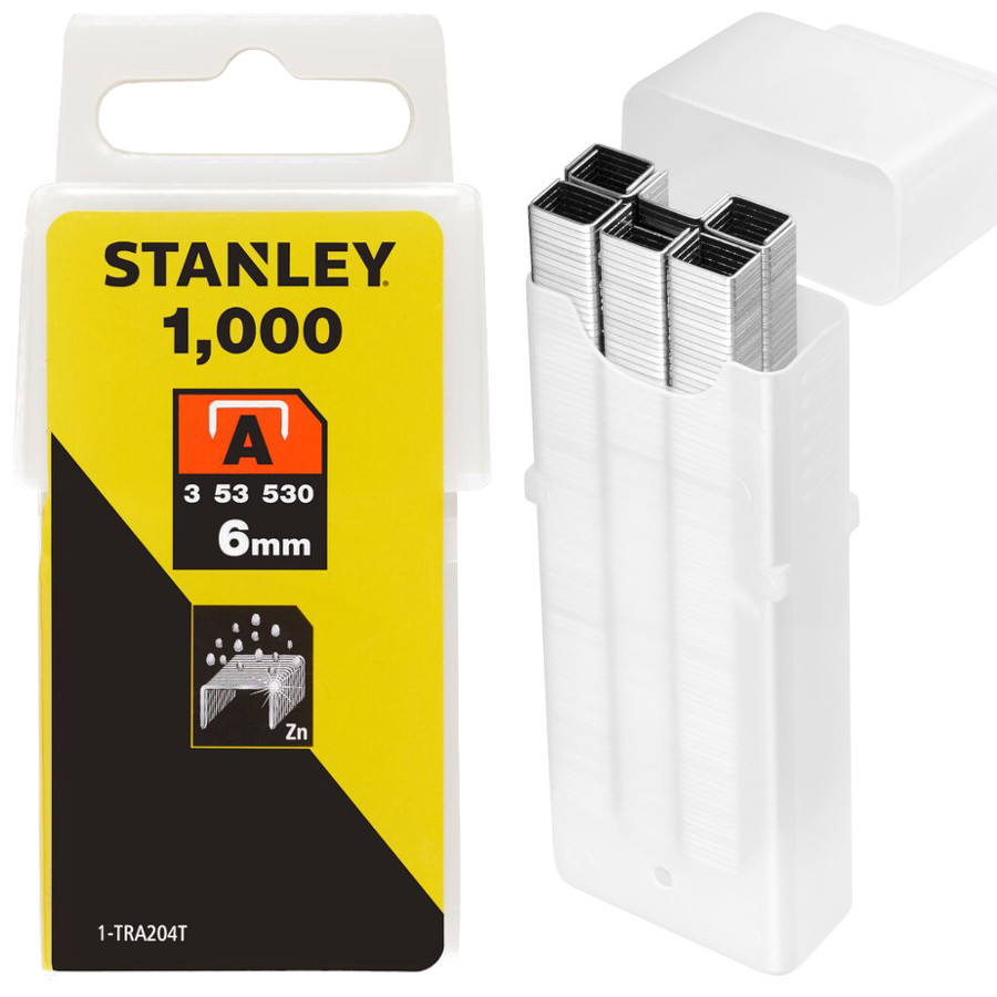 

Stanley TRA204T Zszywki Galwanizowane Typ A 6mm
