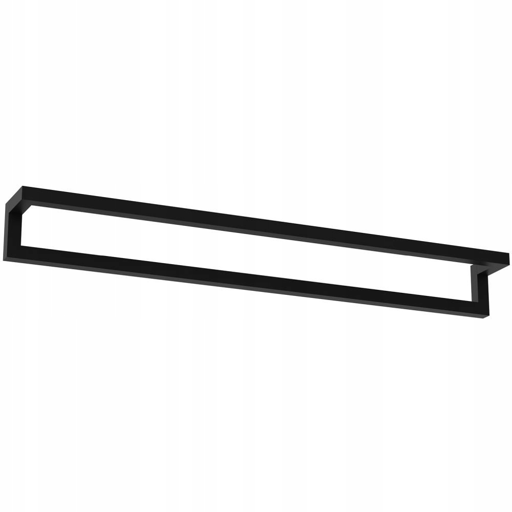 Černý nástěnný koupelnový věšák na ručník Bathroom Organization