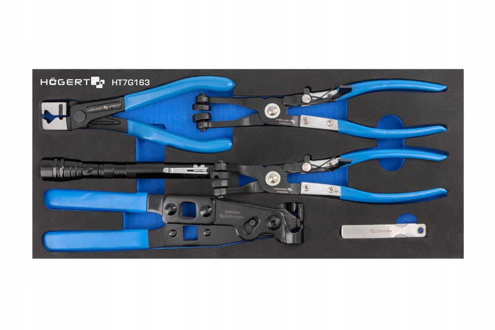 Hogert HT7G163 обтискні плоскогубці 5 шт