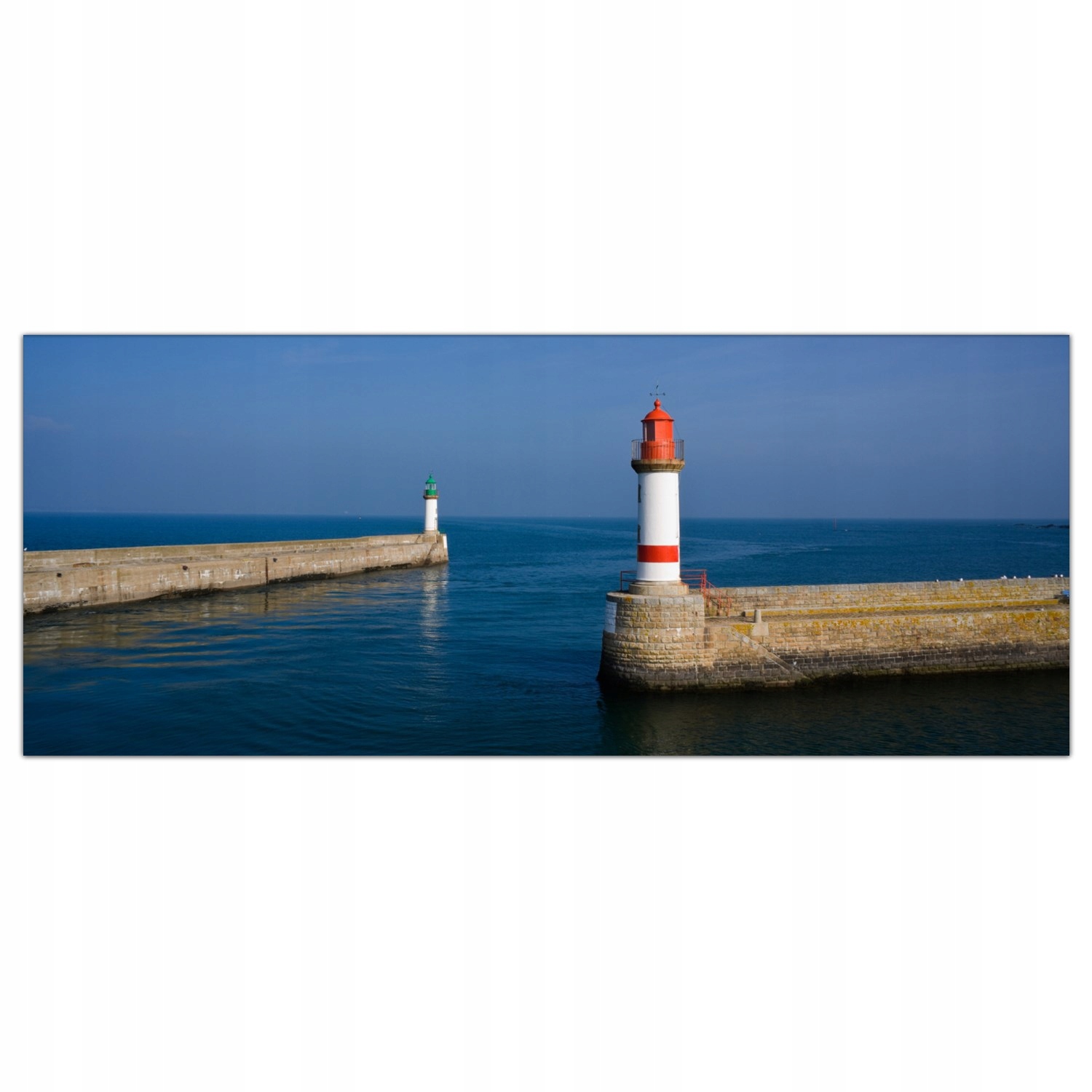 

Obraz na szkle Foto Latarnia Morska Port 125x50