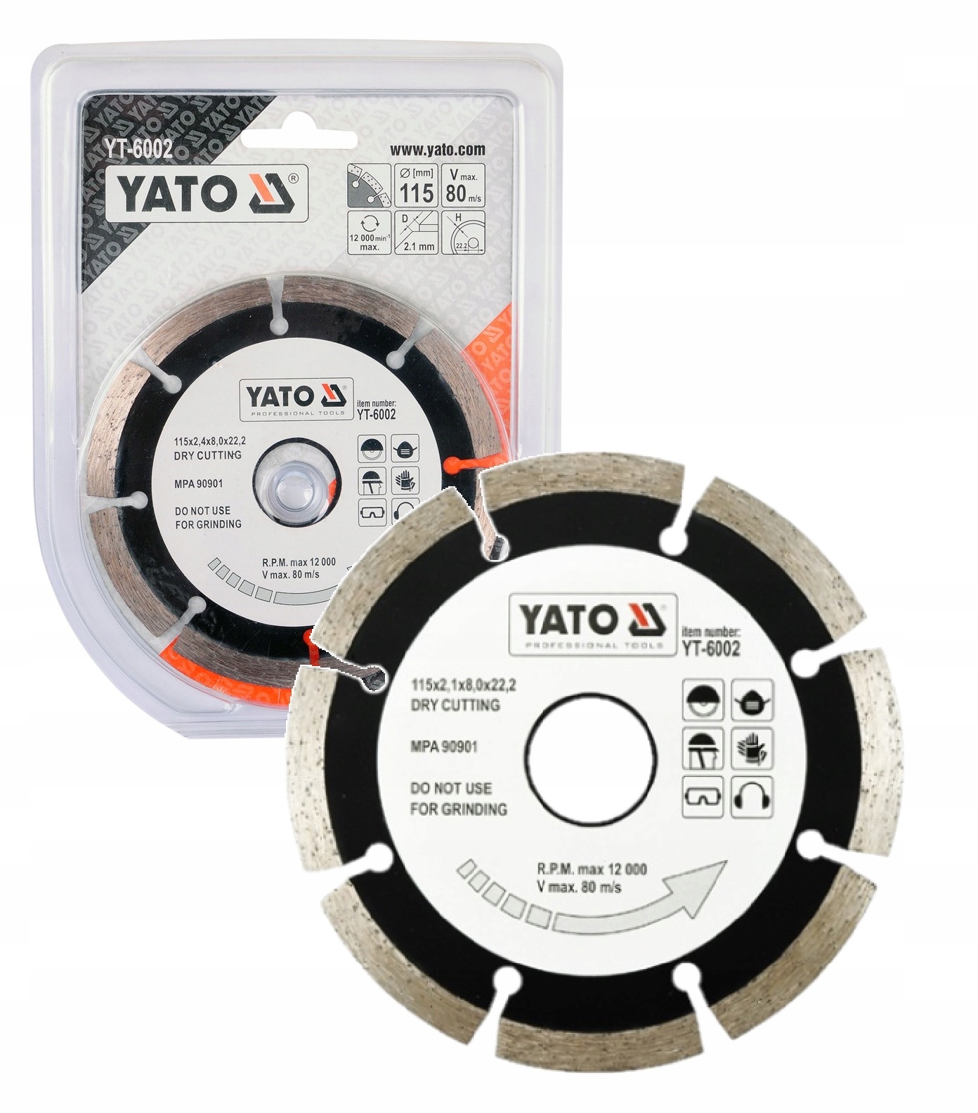 TARCZA DIAMENTOWA CIĘCIA DO KAMIENIA 115MM YT-6002