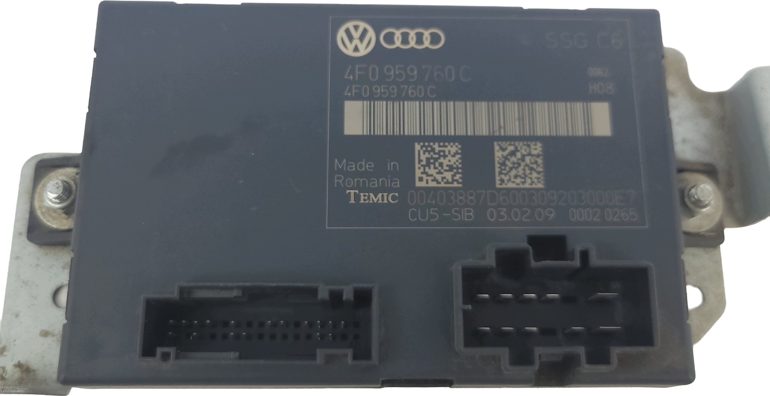 AUDI A6 C6 LIFT module control unit PAMIECI seat 4F0959760C