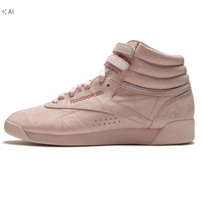 Reebok Růžové Sportovní Semišové Tenisky Nad Kotník 35,5 Cxa