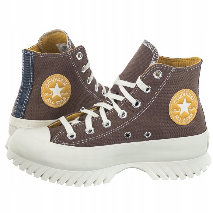 Dámské tenisky nad kotník Converse Ctas Lugged 2.0 Hi Hnědé