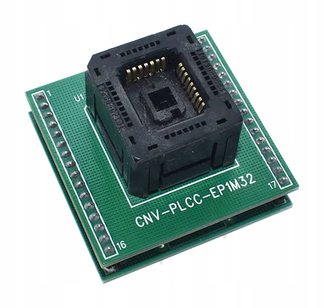 Univerzální adaptér PLCC32 -> DIP32 Open Top Zif Yamaichi (1:1)