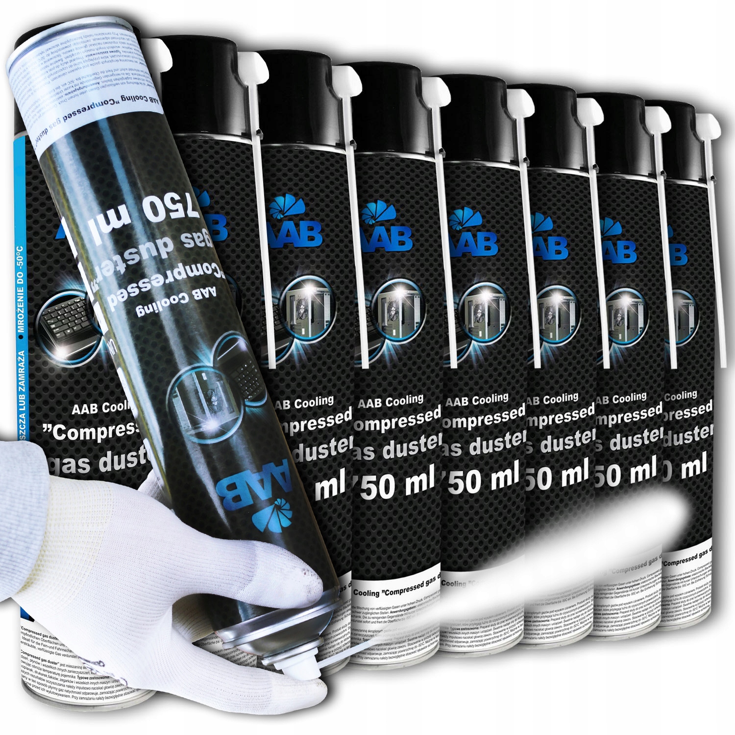 AAB COOLING ZAMRAZACZ W SPRAYU DO 50C ICE 8x750ml