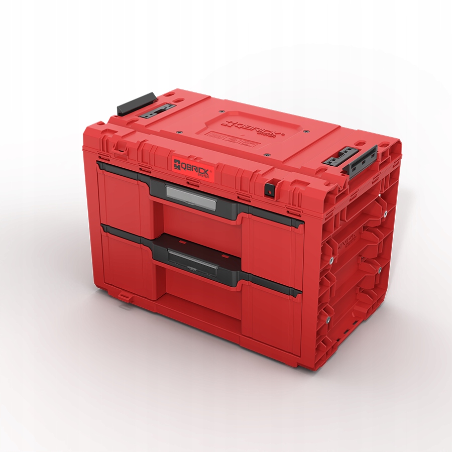 Skrzynia narzędziowa z szufladami Qbrick Prime Drawer 2 Red Ultra Hd