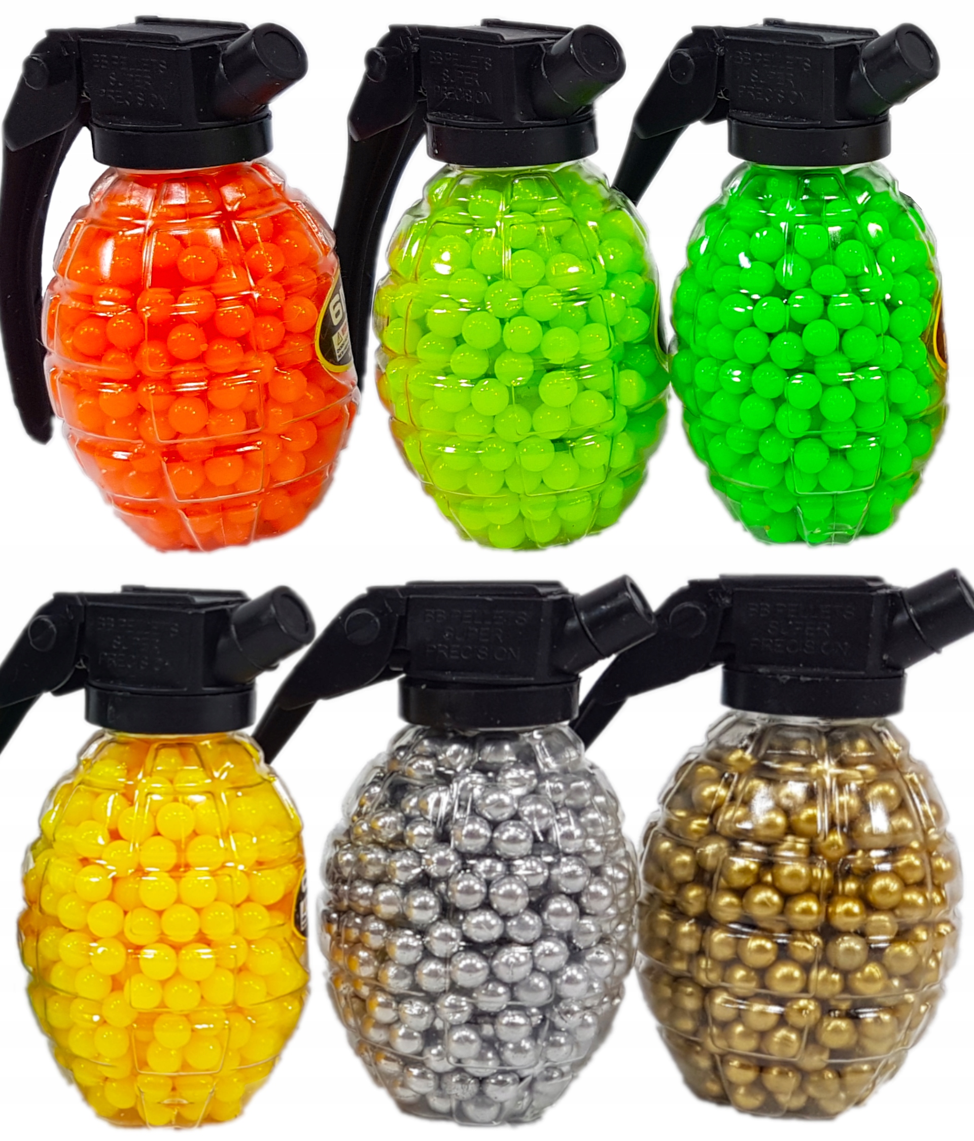 GLOCK 17 1:1 REPLIKA ASG PISTOLET NA KULKI +GRANAT Wysokość produktu 14 cm