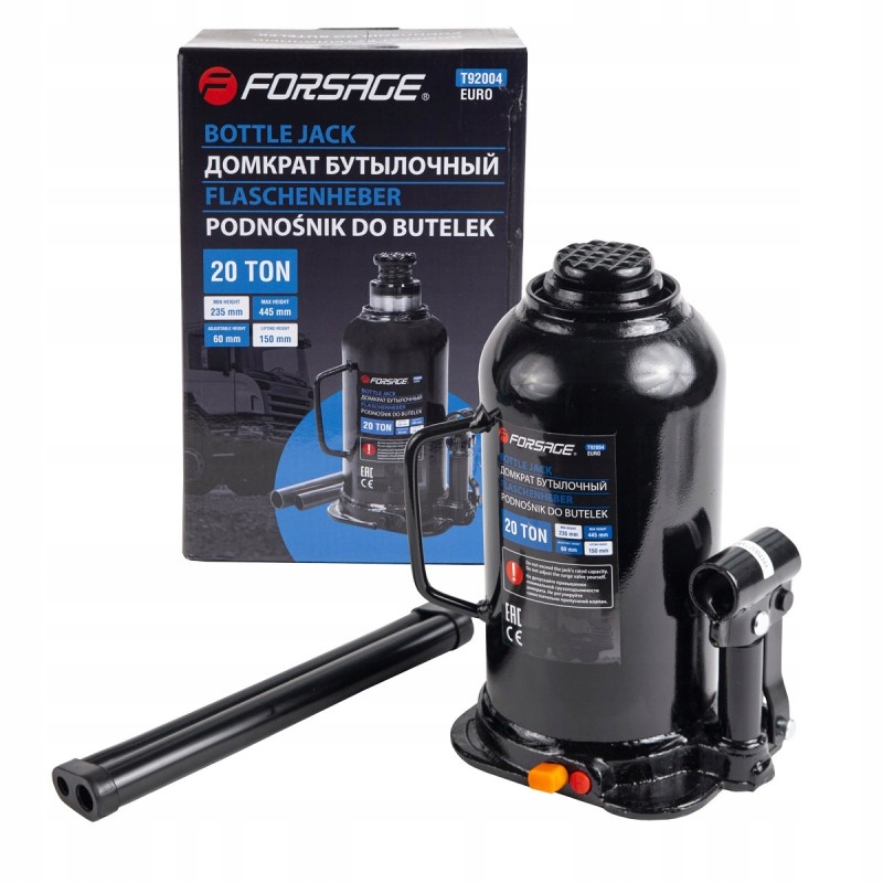 Hydraulický zdvihák do auta žaba páka Nosnosť 2T guma