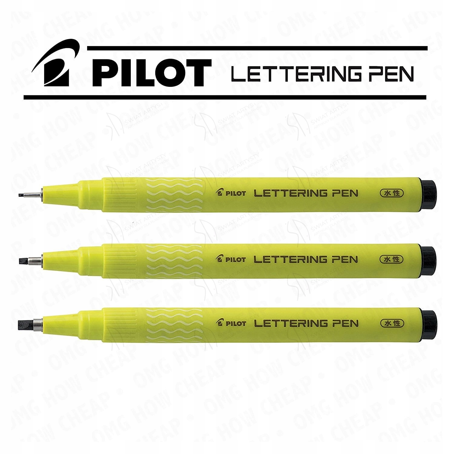 Marker do kaligrafii Pilot Lettering Pen 3szt Marka PILOT