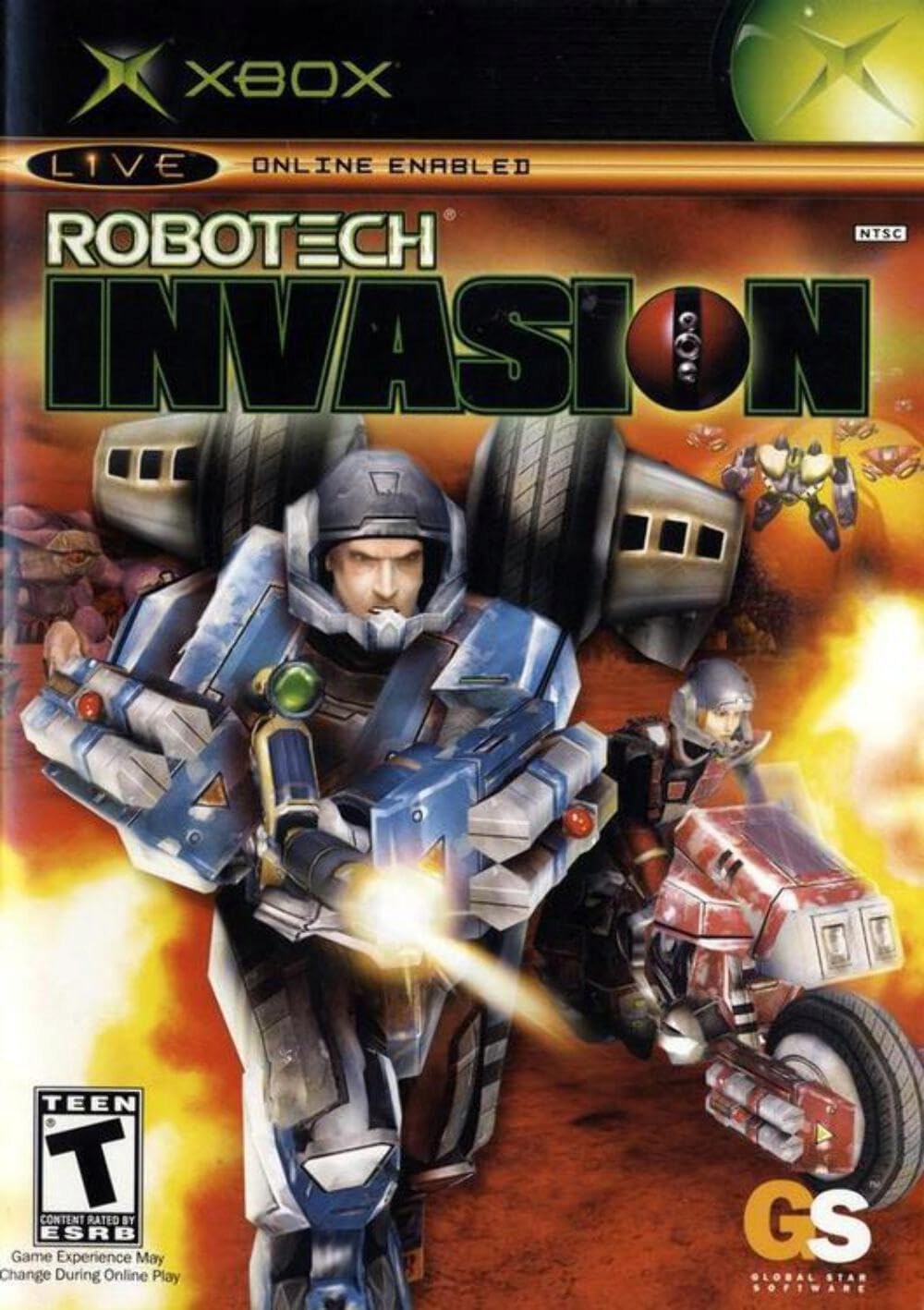 ROBOTECH INVASION Xbox pudełkowa