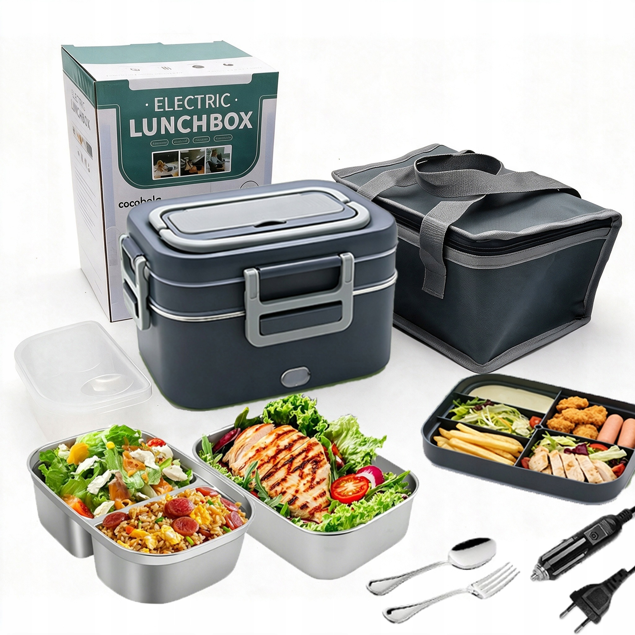 Lunchbox Elektrický Ohřívač Životaschopnosti Termotaška 100W