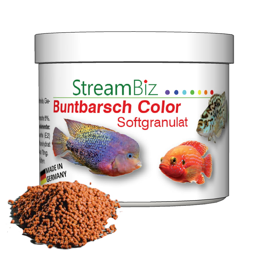 StreamBiz Buntbarsch Color Softgranulat granule 230 g Krmivo Pro Cichlidy
