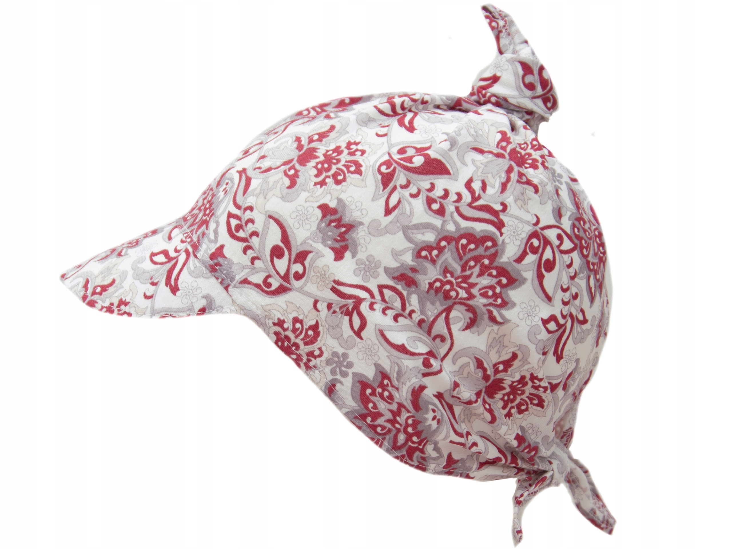 CHUSTKA Z DASZKIEM bandamka BAWEŁNIANA czapka