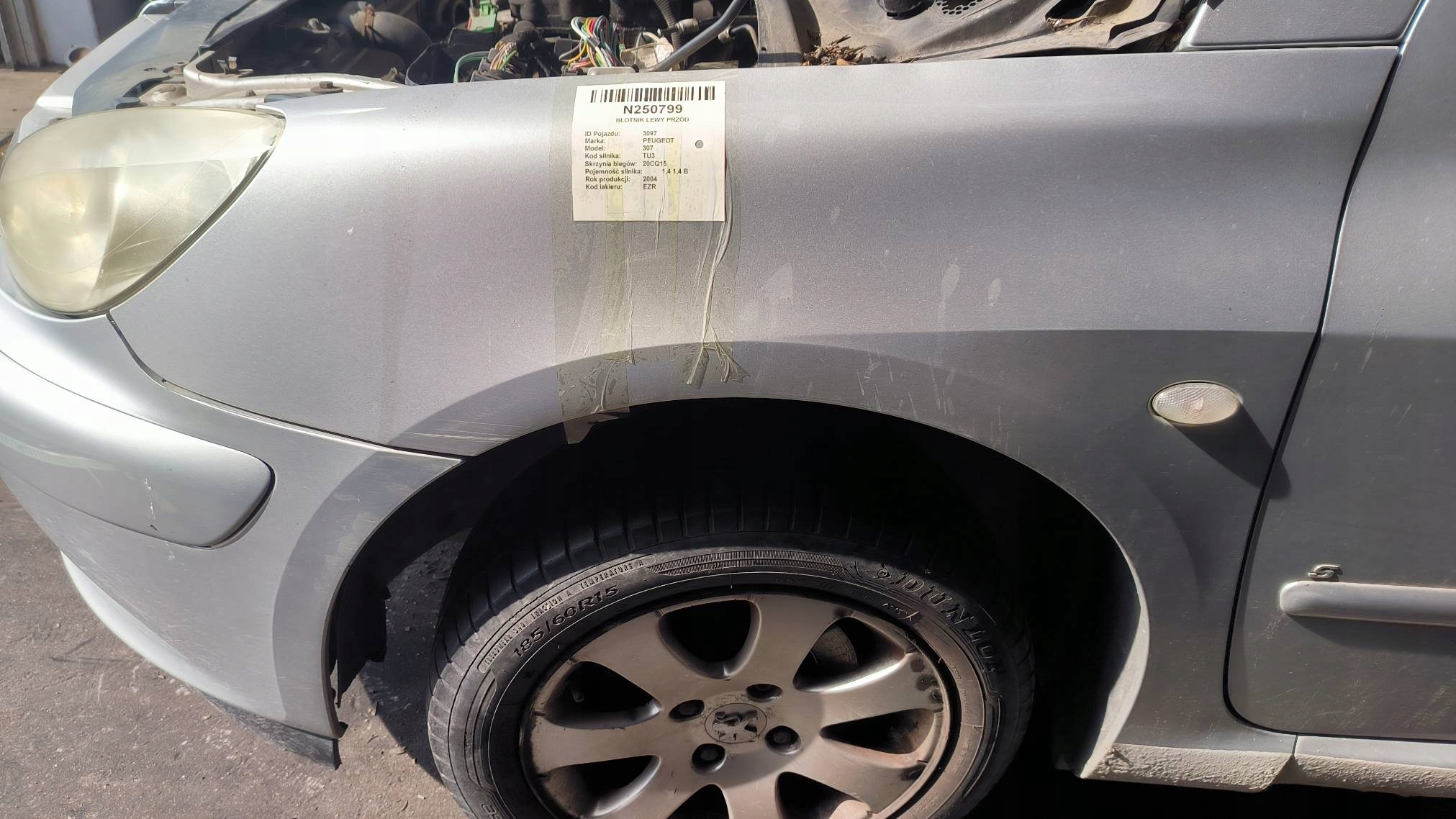 fender left front EZR PEUGEOT 307