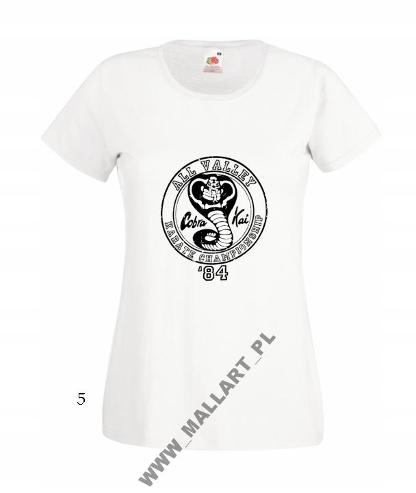 

Damska Koszulka Karate Kid Kobra Cobra Wzory