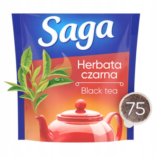 Saga Čaj černý 75 sáčků ex.